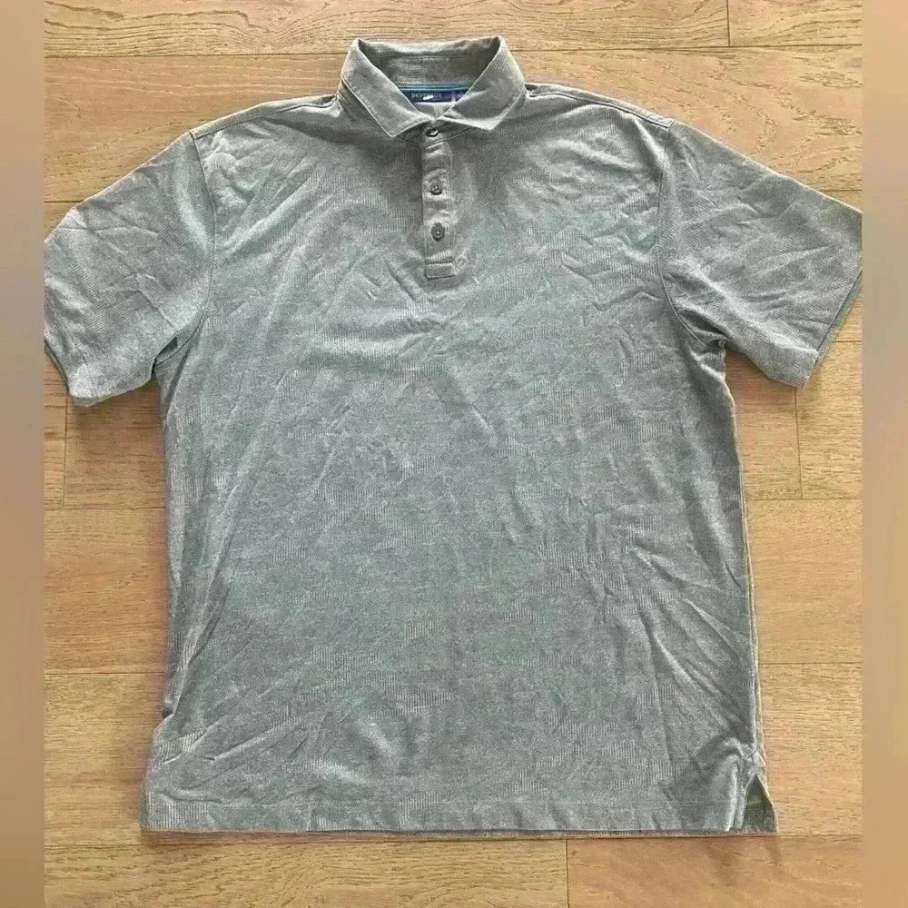 Devereux Mens Golf Polo Blue Medium